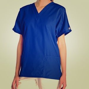 Royal Blue Scrub Set